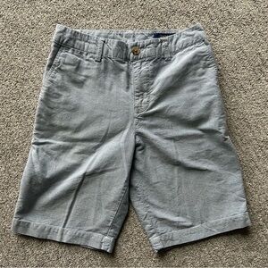 Polo by Ralph Lauren Light Gray Flat Front Shorts.Boys Size 10.